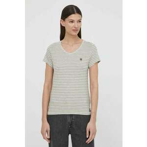 G-Star tricou din bumbac femei, culoarea gri imagine