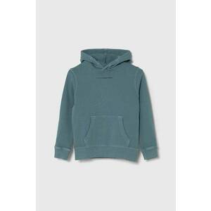 Pepe Jeans hanorac de bumbac pentru copii NEW DAVIDE HOODIE cu glugă, cu imprimeu imagine