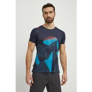 LA Sportiva tricou sport Comp culoarea albastru marin, cu imprimeu, F38643614 imagine