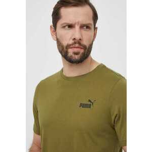 Puma tricou bărbați, culoarea verde, uni 586669 imagine