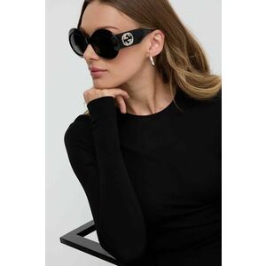 Gucci ochelari de soare femei, culoarea negru GG1647S imagine