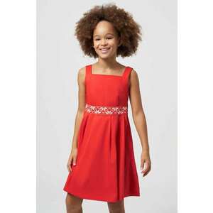 Mayoral rochie fete culoarea portocaliu, midi, evazată imagine