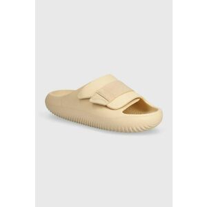 Crocs papuci Mellow Luxe Recovery Slide culoarea bej, 209413 imagine