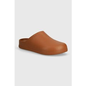Crocs papuci Dylan Clog barbati, culoarea maro, 209366 imagine