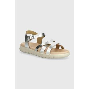 Geox sandale copii SANDAL SOLEIMA culoarea argintiu imagine