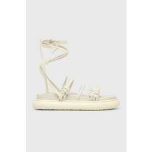 Desigual sandale Boat femei, culoarea bej, cu platforma, 24SSSO02.1008 imagine