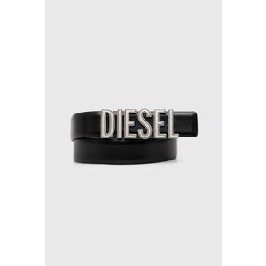 Diesel curea de piele femei, culoarea negru X09790.P6364 imagine