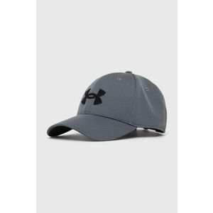 Under Armour sapca Blitzing culoarea gri, cu imprimeu, 1376701 imagine