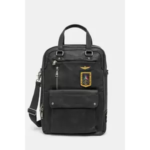 Aeronautica Militare rucsac barbati, culoarea gri, mare, neted imagine