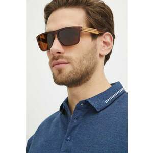 Medicine ochelari de soare barbati, culoarea maro imagine