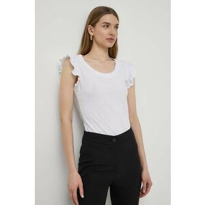 Silvian Heach tricou femei, culoarea alb imagine