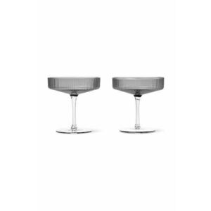 ferm LIVING set de pahare de șampanie Ripple 2-pack imagine