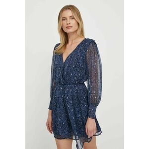 Pepe Jeans rochie Camille culoarea bleumarin, mini, evazată imagine