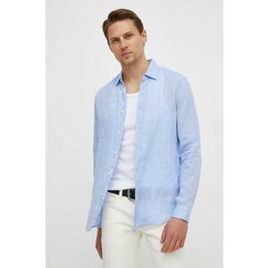 United Colors of Benetton camasa de in cu guler clasic, regular imagine