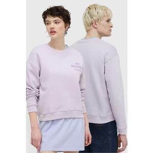 On Vacation bluza Do Nothing Club culoarea violet, cu imprimeu, OVC LDS10 imagine