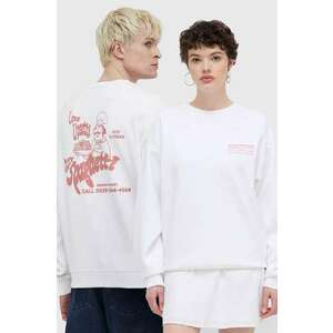 On Vacation bluza Less Upsetti culoarea alb, cu imprimeu, OVC S31 imagine