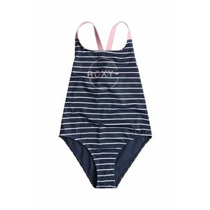 Roxy costum de baie dintr-o bucată pentru copii BICOASIC STRI culoarea albastru marin imagine