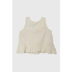 zippy top din bumbac pentru copii culoarea alb imagine