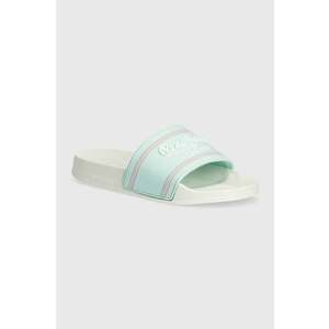 Pepe Jeans slapi copii SLIDER LOGO G culoarea turcoaz imagine