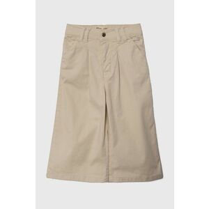 zippy pantaloni copii culoarea bej, neted imagine