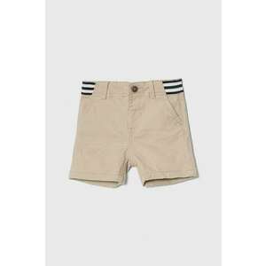 zippy pantaloni scurti bebe culoarea bej, neted, talie reglabila imagine