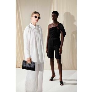 Answear Lab cămașă din bumbac femei, culoarea alb, cu guler clasic, relaxed imagine