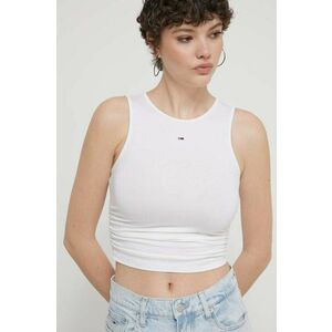 Tommy Jeans top culoarea bej DW0DW17893 imagine