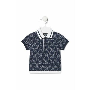 Tous tricouri polo din bumbac pentru copii culoarea verde, modelator imagine