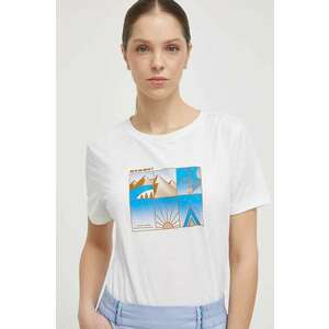 Mammut tricou femei, culoarea alb imagine