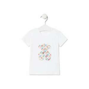 Tous tricou de bumbac pentru copii culoarea alb imagine