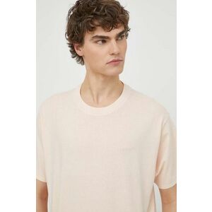 Levi's tricou din bumbac barbati, culoarea roz, modelator imagine