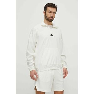 adidas bluza barbati, culoarea bej, cu imprimeu, IP3799 imagine