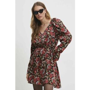 Answear Lab rochie culoarea negru, mini, evazată imagine