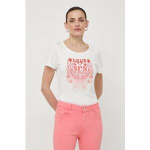 Morgan tricou femei, culoarea alb imagine