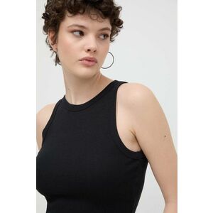 Hollister Co. top femei, culoarea negru imagine
