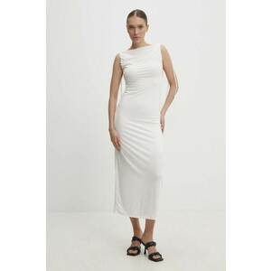 Answear Lab rochie culoarea alb, maxi, mulată imagine