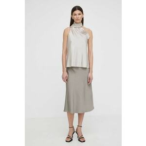 Drykorn fusta URA culoarea verde, midi, evazati, 130065 66403 imagine