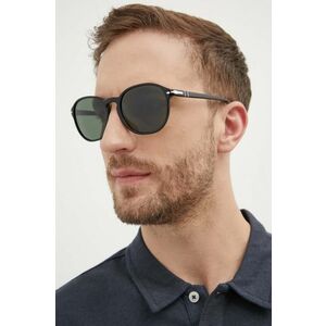 Persol ochelari de soare barbati, culoarea negru, 0PO3343S imagine