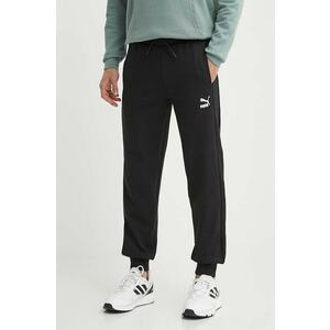 Puma pantaloni de trening T7 culoarea negru, uni 624329 imagine
