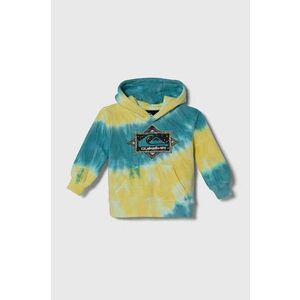 Quiksilver hanorac de bumbac TIE DIE HOOD cu glugă, modelator imagine
