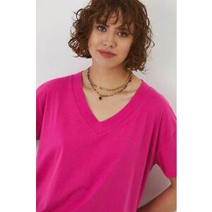 Medicine tricou din bumbac culoarea roz imagine