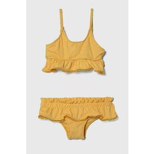 zippy costum de baie pentru copii din două piese culoarea galben imagine