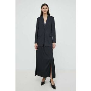 Theory sacou de in culoarea albastru marin, un singur rand de nasturi, neted imagine