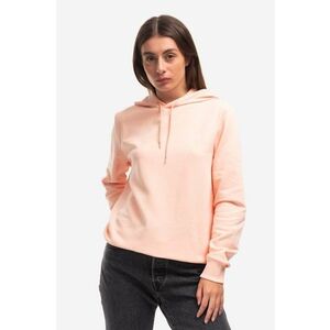 A.P.C. hanorac de bumbac Hoodie Item F femei, culoarea portocaliu, cu glugă, uni COEAS.F27674-PECHE imagine