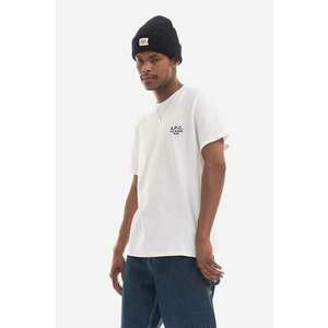 A.P.C. tricou din bumbac Raymond culoarea alb, uni COEZC.H26840-WHITE imagine