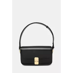 A.P.C. poșetă de piele culoarea negru imagine