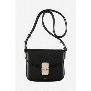 A.P.C. poșetă de piele A.P.C. Sac Grace Mini culoarea negru PXBMW-F61515 imagine
