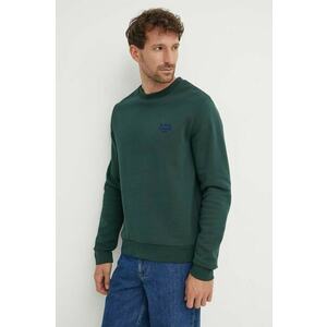 A.P.C. hanorac de bumbac Sweat Rider bărbați, culoarea verde, uni, COGVG.H27699.KAG imagine