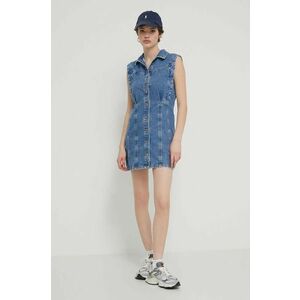 Abercrombie & Fitch rochie din denim mini, mulată imagine