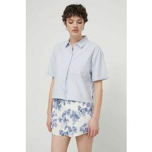 Vans camasa din bumbac femei, cu guler clasic, relaxed imagine